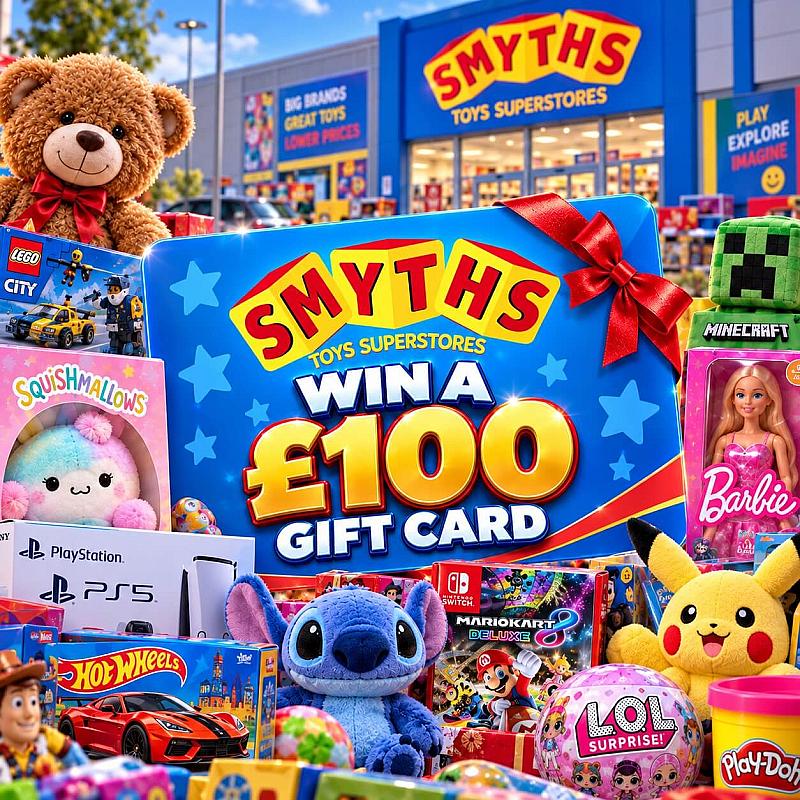 WIN A £100 SMYTHS GIFT CARD