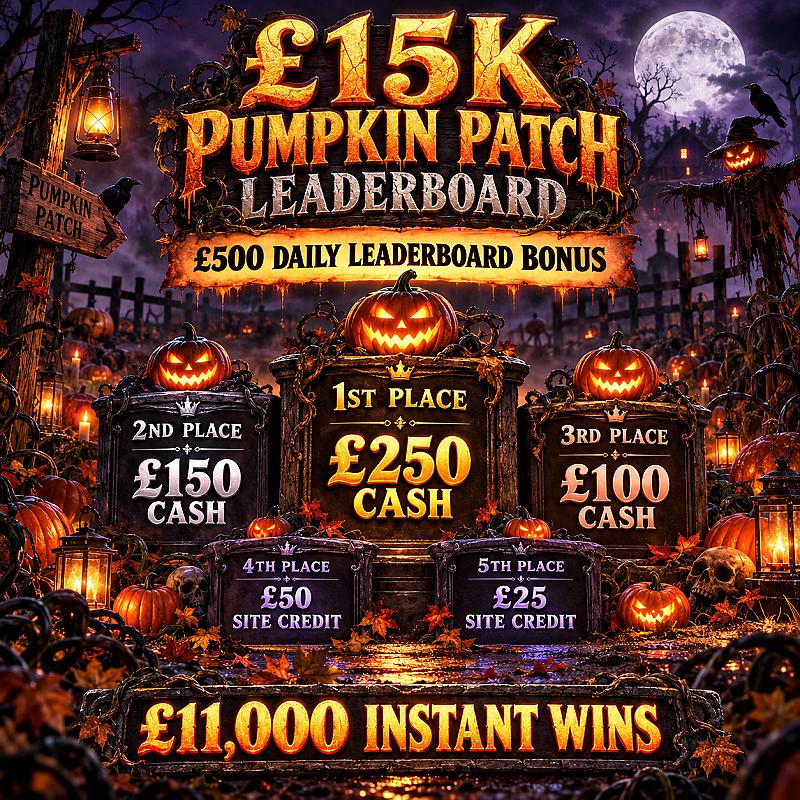 £15K PUMPKIN PATCH LEADERBOARD 🎃 