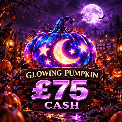 GLOWING PUMPKIN - £75 CASH 