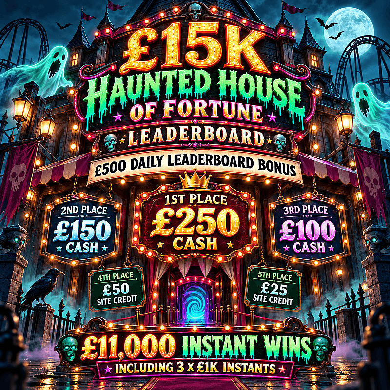 👻 £15K HAUNTED HOUSE OF FORTUNE 🏚️