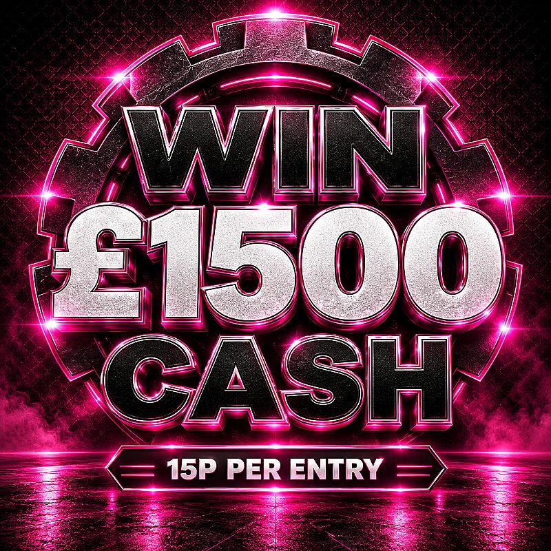 FRIDAY DAILY CASH DRAW - £1,500
