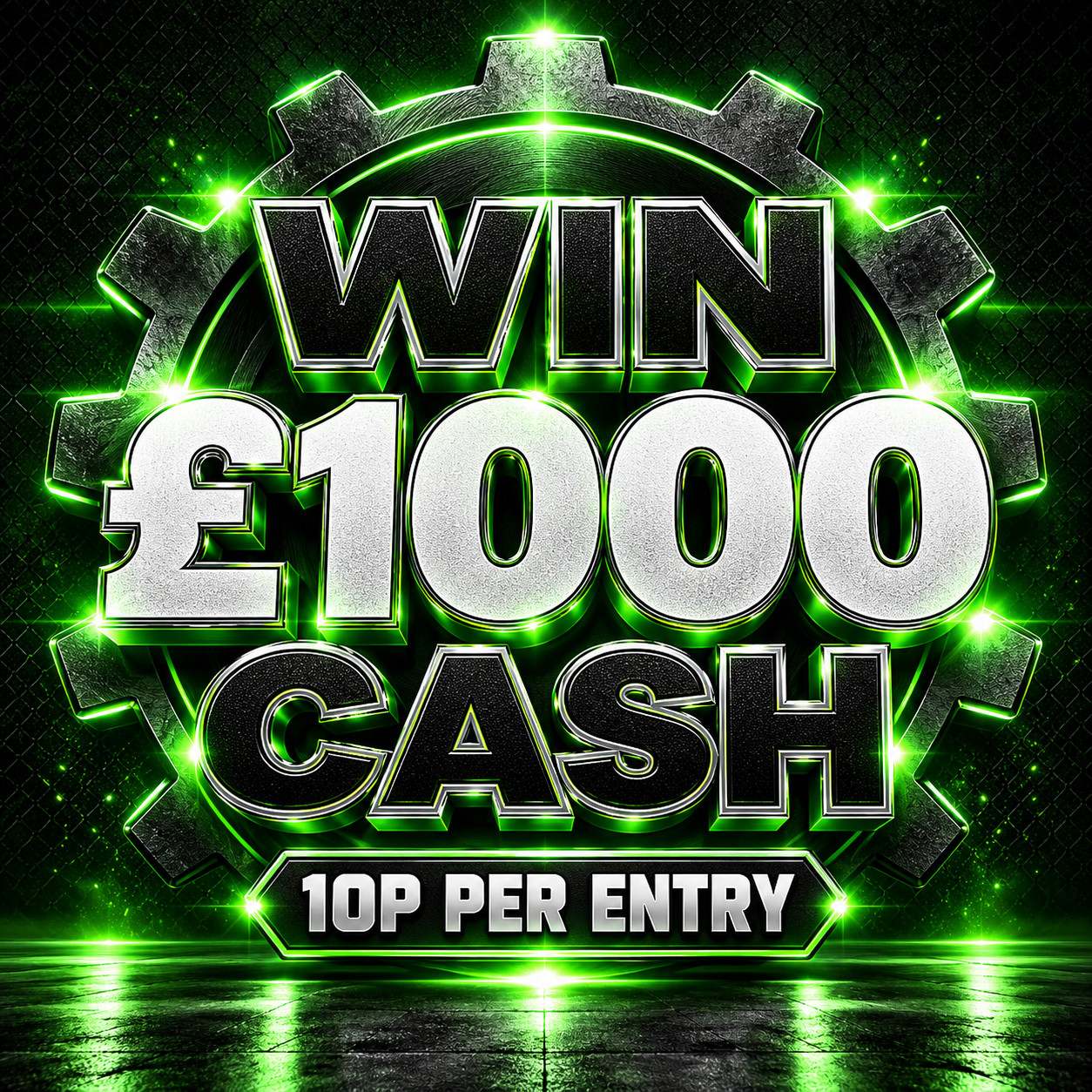 WEDNESDAY DAILY CASH DRAW - £1,000