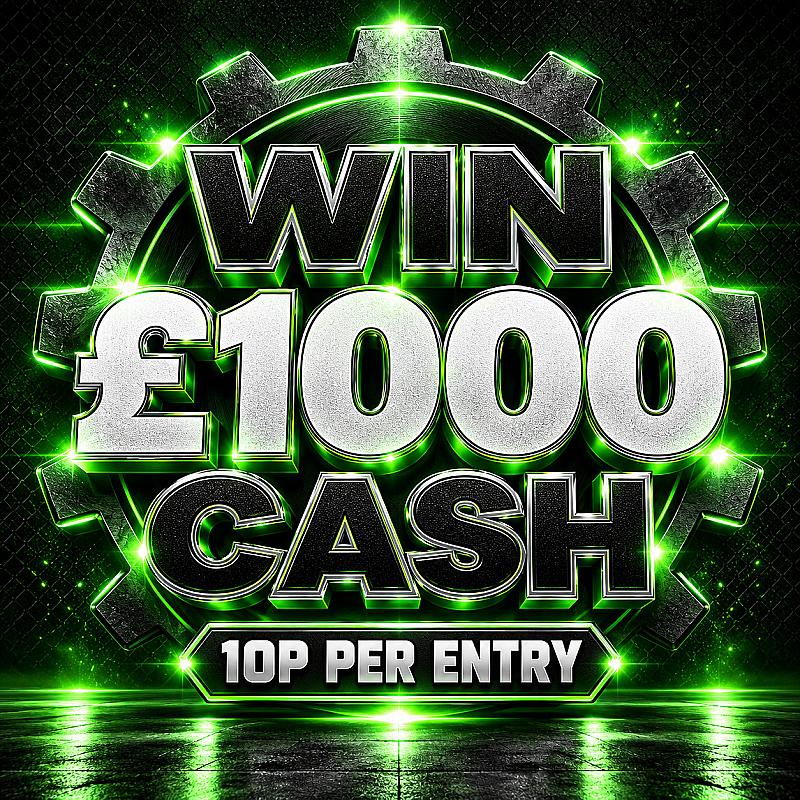 WEDNESDAY DAILY CASH DRAW - £1,000