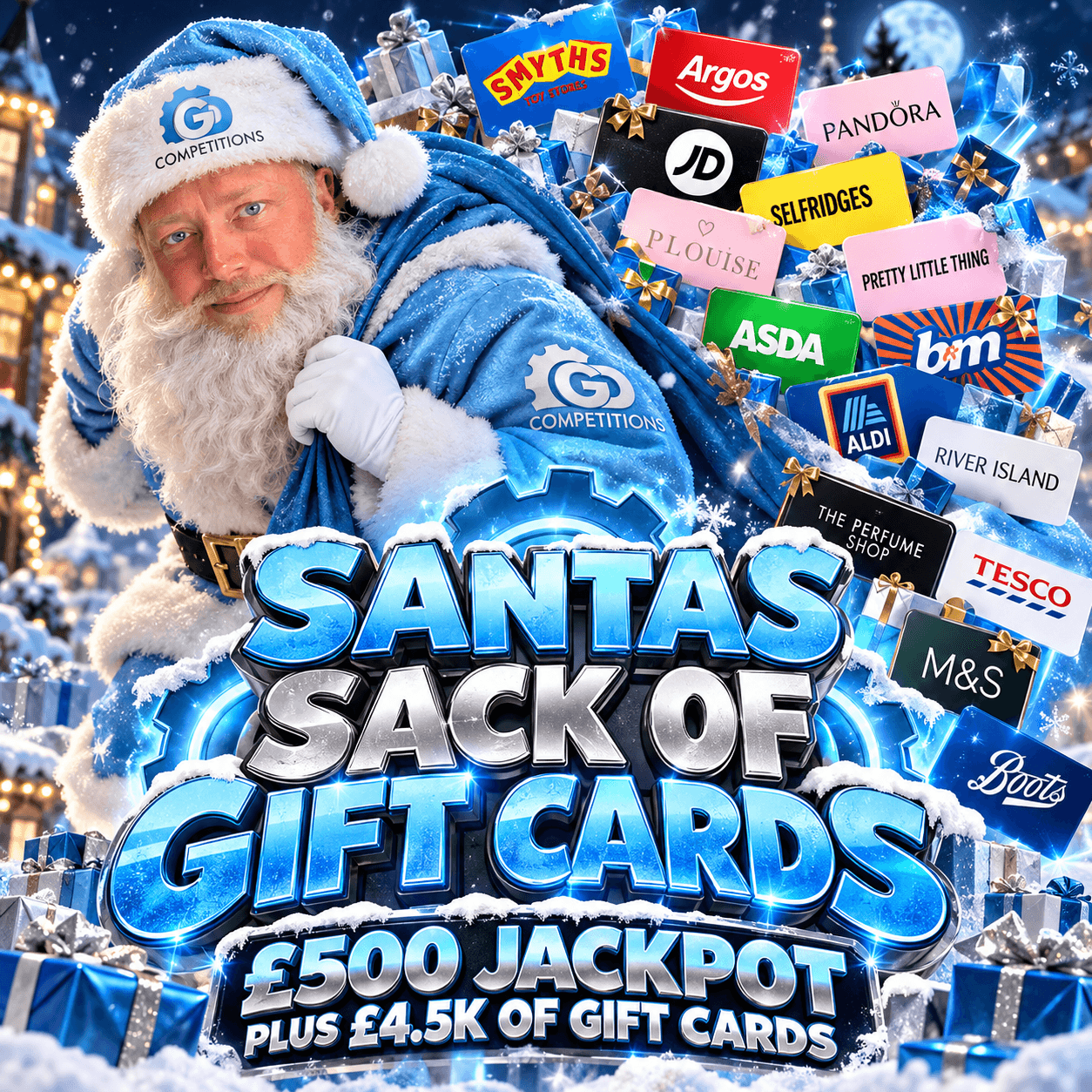 SANTAS SACK OF GIFT CARDS
