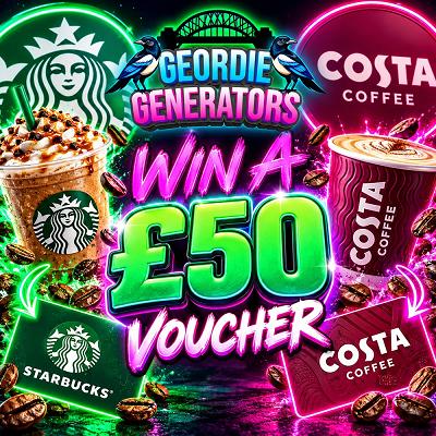 WIN A £50 STARBUCKS OR COSTA VOUCHER - PAID ENTRIES CLOSE 30/10/2026