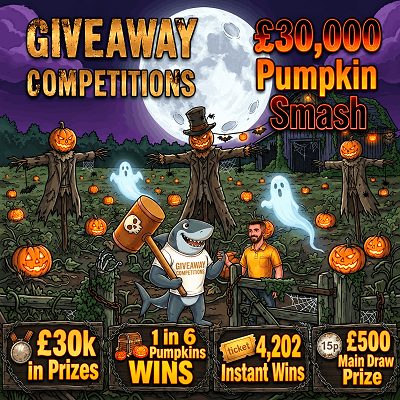 30k pumpkin smash - 1 in 6 Pumpkins win