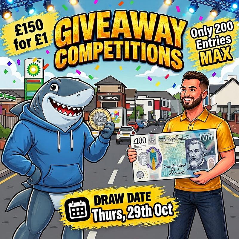 £150 for £1 -  Only 200 entries