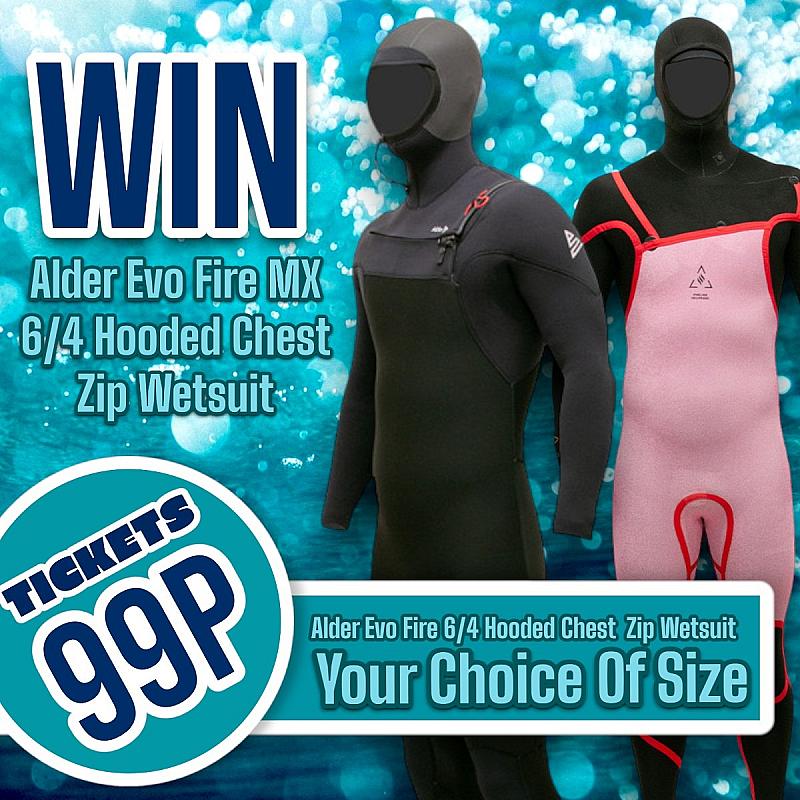 Win - Alder Evo Fire MX 6/4 Hooded Wetsuit In Your Size!!