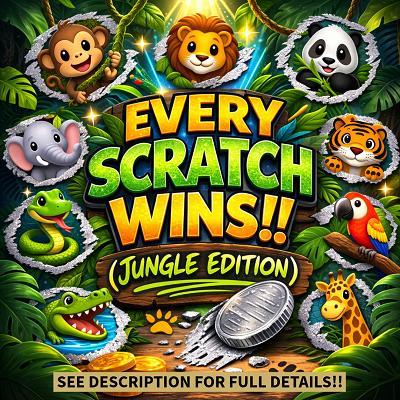 EVERY SCRATCH WINS (JUNGLE EDITION) 29/08