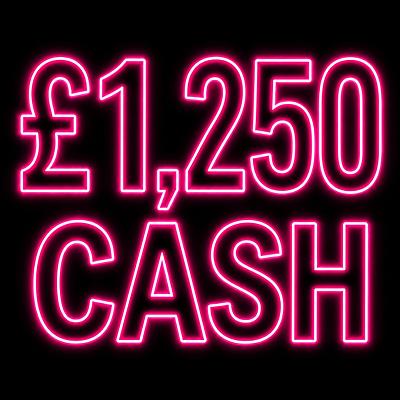 £1,250 CASH