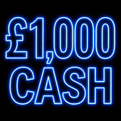 £1,000 CASH