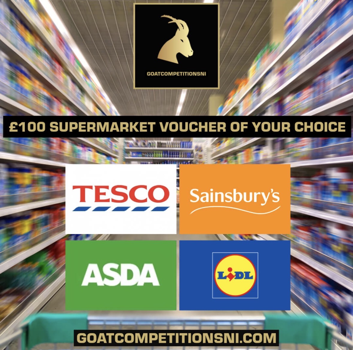 £100 SUPERMARKET VOUCHER! 19/09