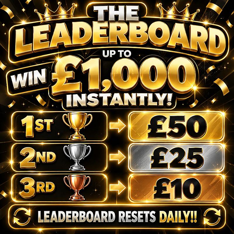 GOAT’S DAILY LEADERBOARD - 3 WINNERS DAILY!!