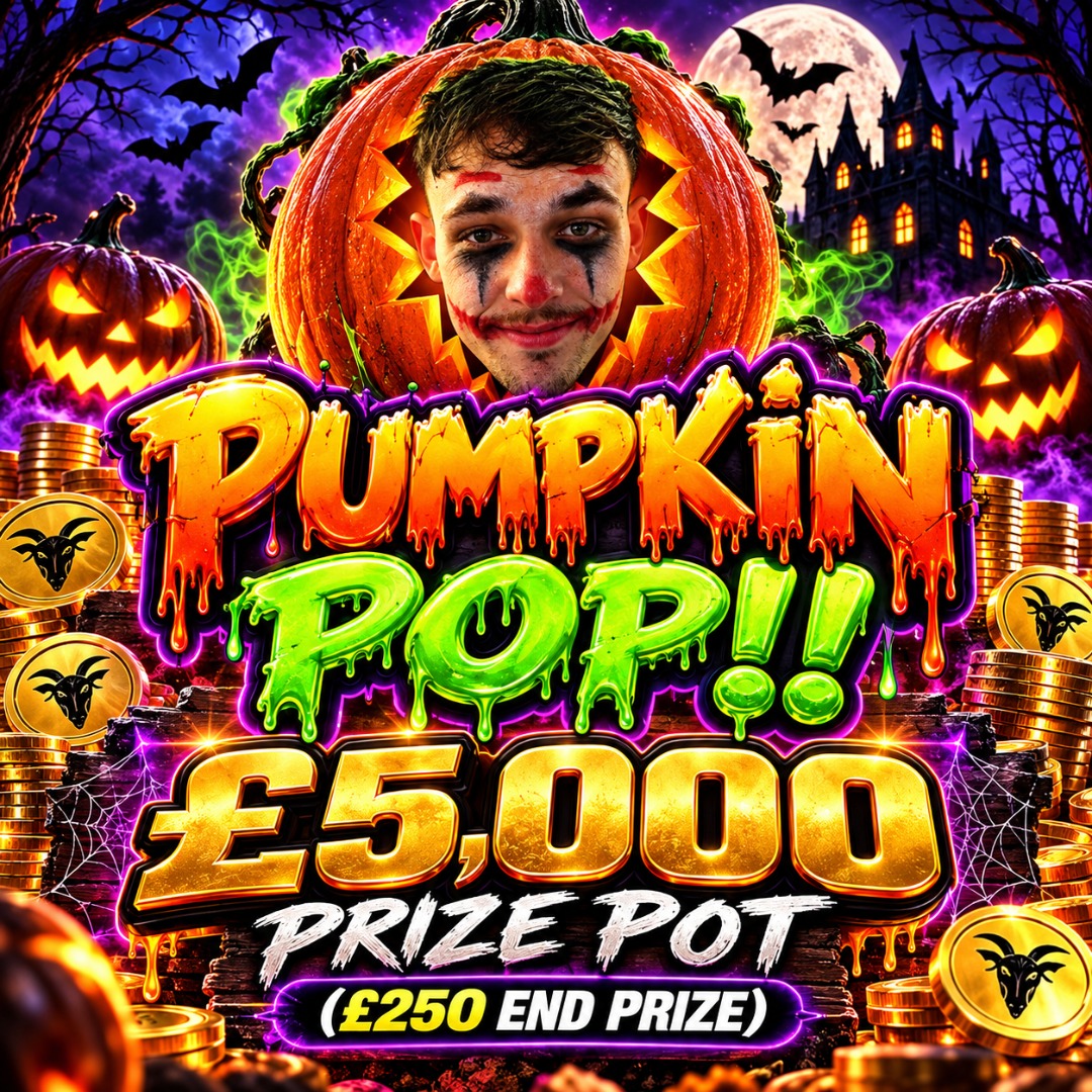 PUMPKIN POP - WIN UP TO £500 INSTANTLY!!