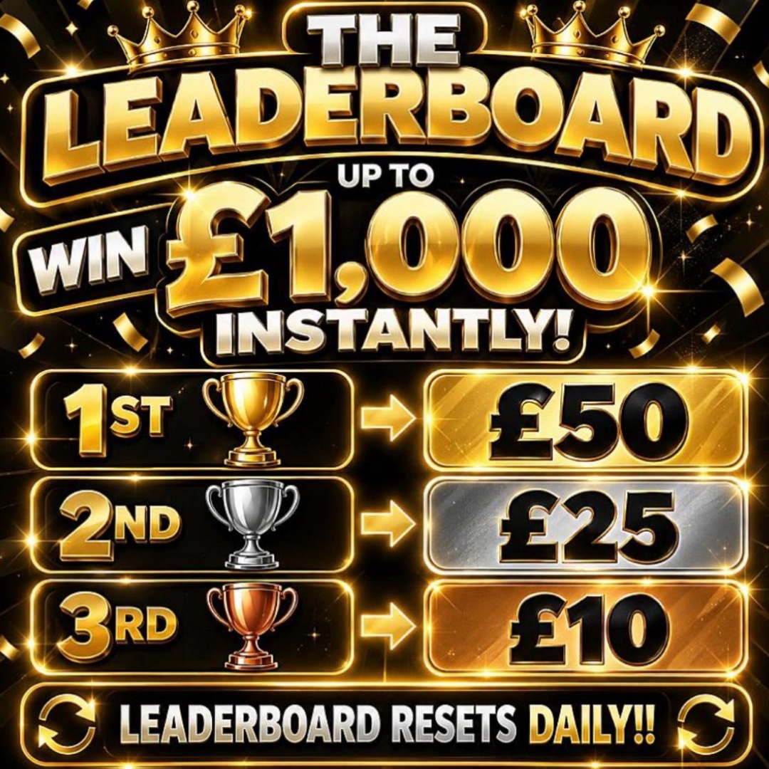 GOAT’S DAILY LEADERBOARD - 3 WINNERS DAILY!!