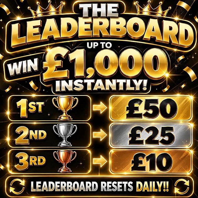 GOAT’S DAILY LEADERBOARD - 3 WINNERS DAILY!!