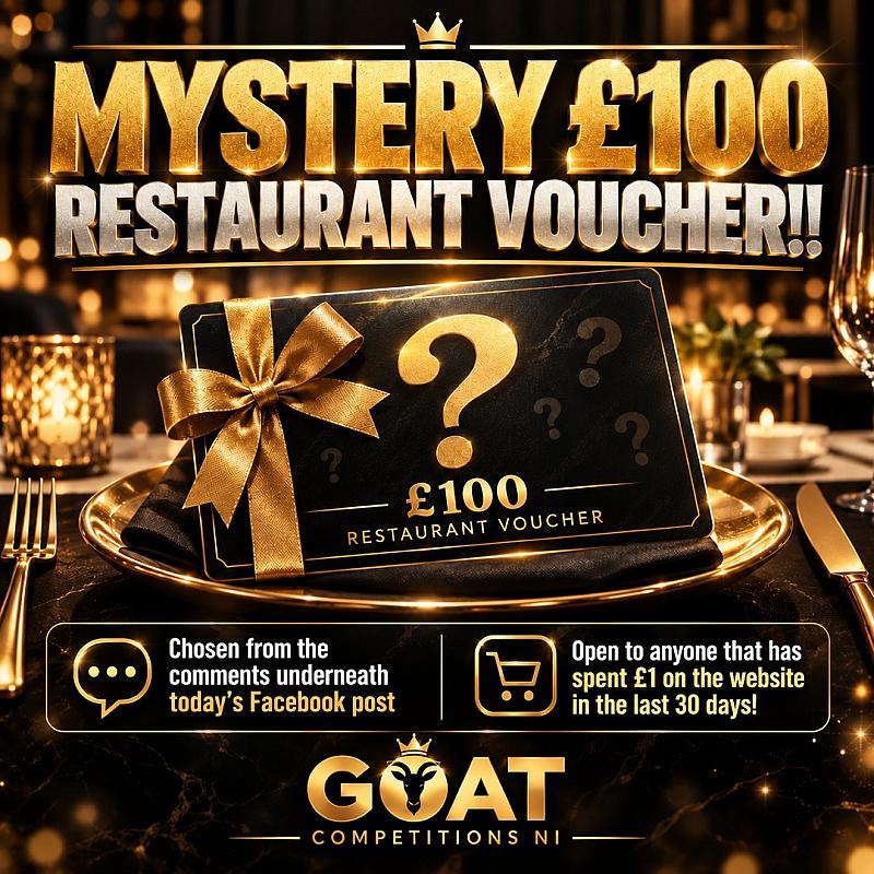 £100 MYSTERY RESTAURANT VOUCHER!!