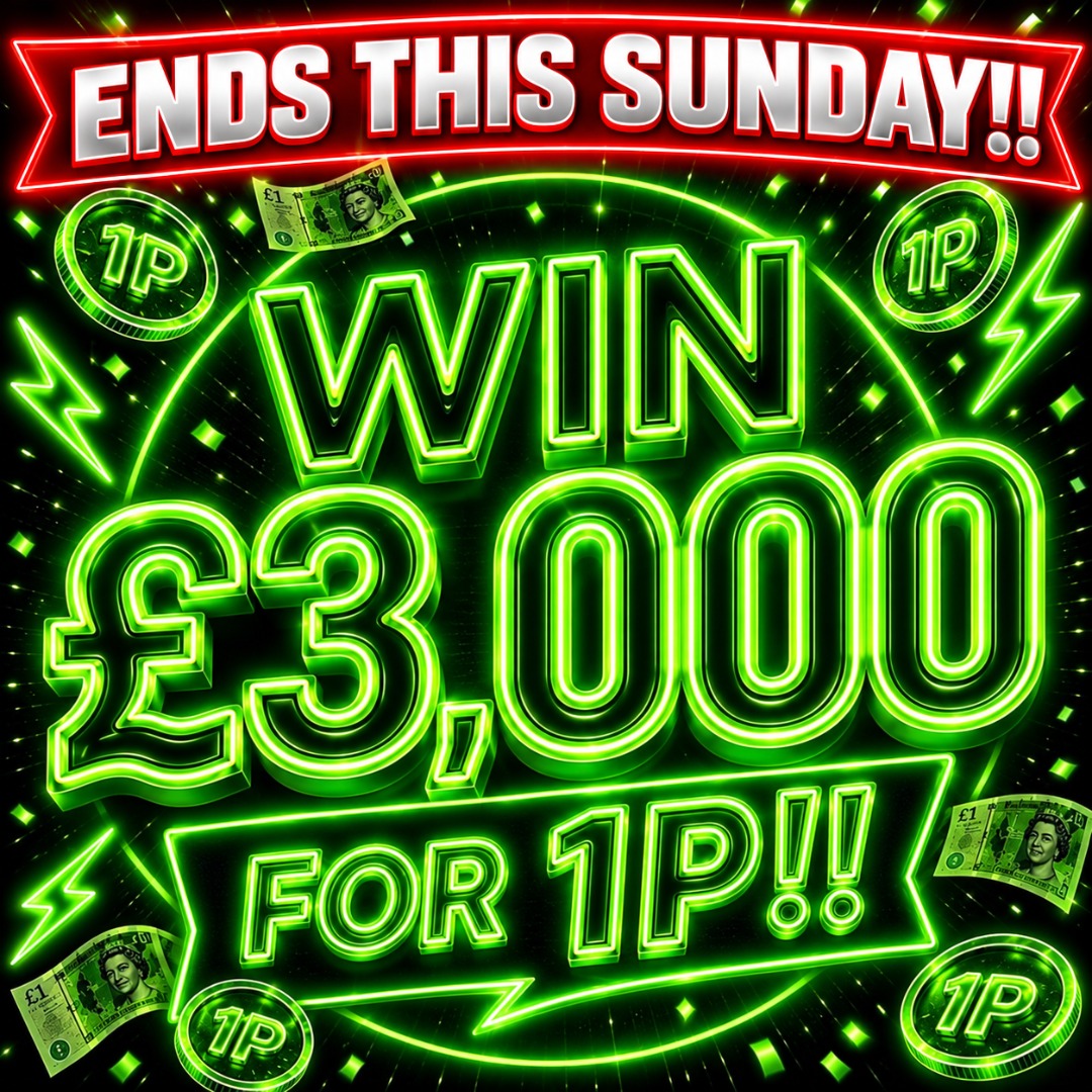 WIN £3,000 TAX FREE CASH!! 01/11