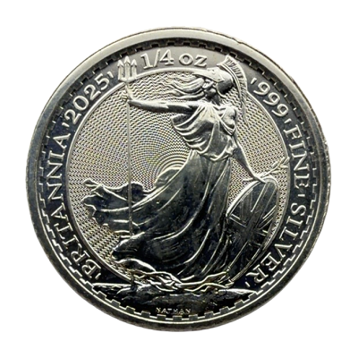 2025 Britannia 1/4oz Silver Coin - or £15 cash or Site Credit!