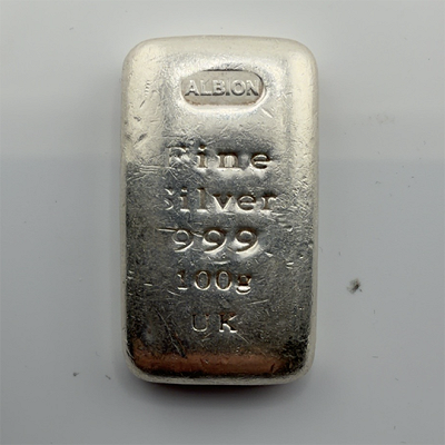 Albion 100g Fine Silver Bar - £140 Cash or Site Credit!