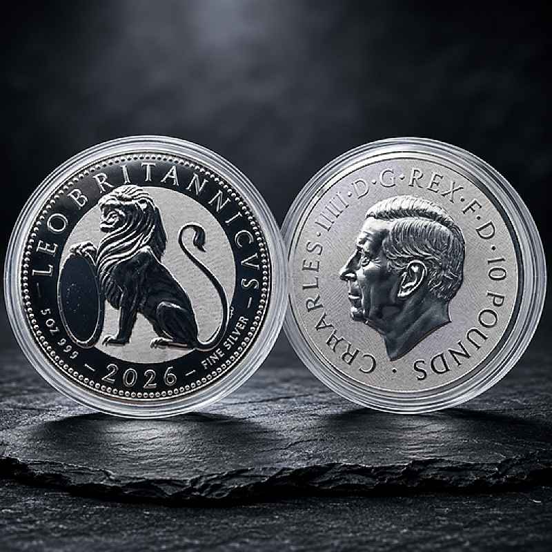 WIN A 5oz LEO BRITANNICVS FINE SILVER COIN