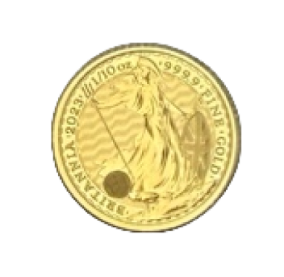 1/10oz Fine Gold Britannia - OR £320 CASH ALTERNATIVE or SITE CREDIT