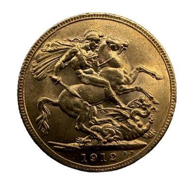 1912 Gold Full Sovereign - OR £750 CASH ALTERNATIVE or SITE CREDIT