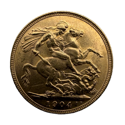 1904 Gold Full Sovereign - OR £750 CASH ALTERNATIVE or SITE CREDIT