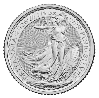 1/4oz Fine Silver Britannia Coin