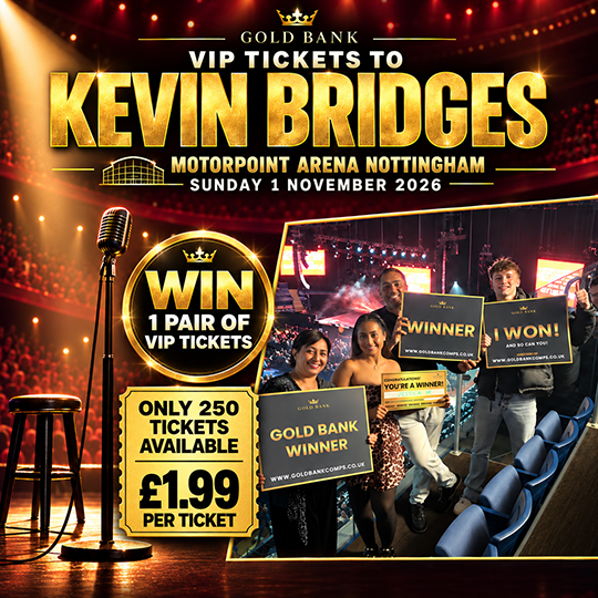 KEVIN BRIDGES VIP EXPERIENCE FOR TWO