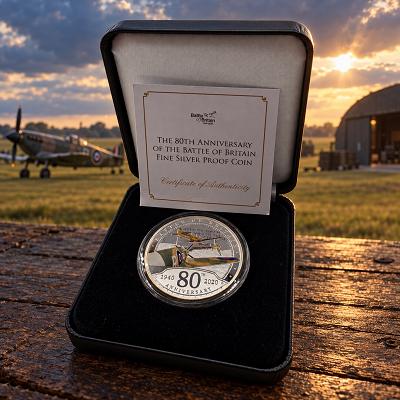2020 BATTLE OF BRITAIN 80TH ANNIVERSARY 1oz SILVER PROOF COIN