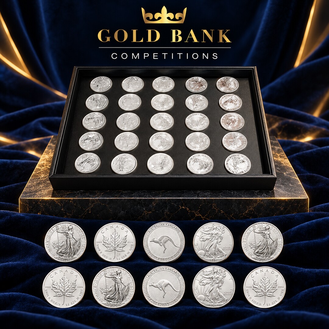 25 × 1oz SILVER BRITANNIAS + 10 SILVER INSTANT WINS