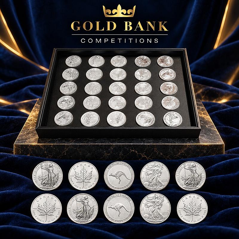 25 × 1oz SILVER BRITANNIAS + 10 SILVER INSTANT WINS