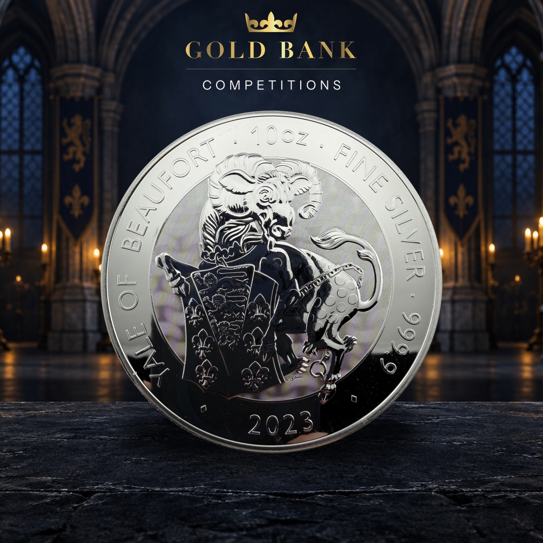 2023 YALE OF BEAUFORT 10oz SILVER COIN — OR £500 CASH