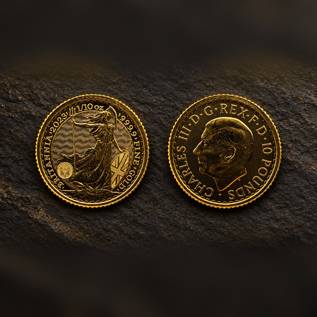 KING CHARLES III 1/10oz GOLD BRITANNIA