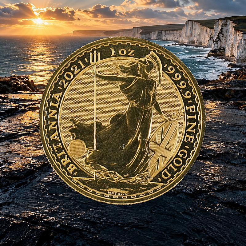 2021 1oz GOLD BRITANNIA + 10 SILVER INSTANT WINS
