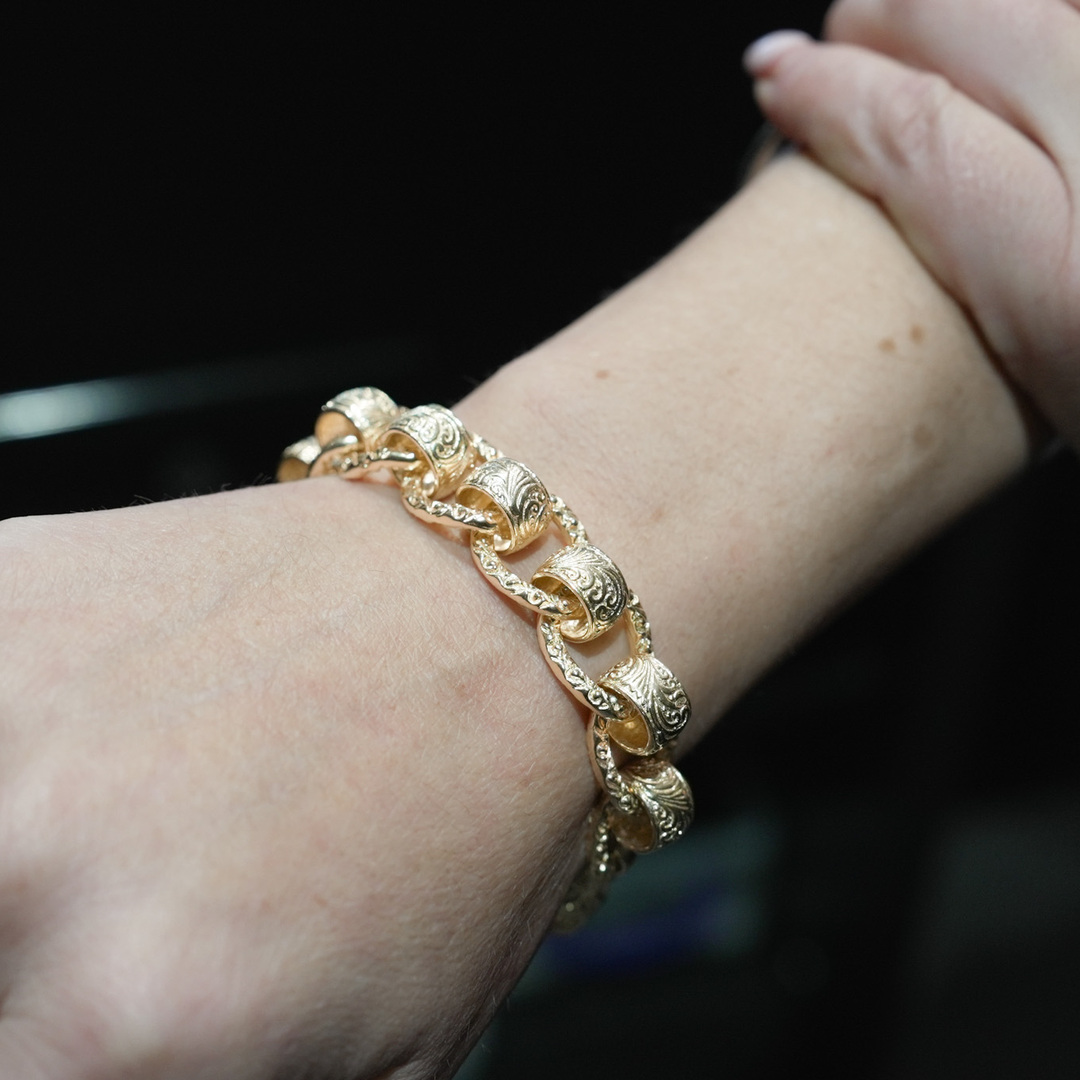68g 9ct GOLD ROLLERBALL BRACELET + 10 SILVER INSTANT WINS