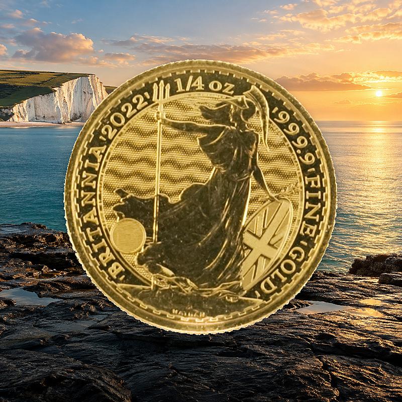 2021 1/4oz GOLD BRITANNIA + 10 SILVER INSTANT WINS