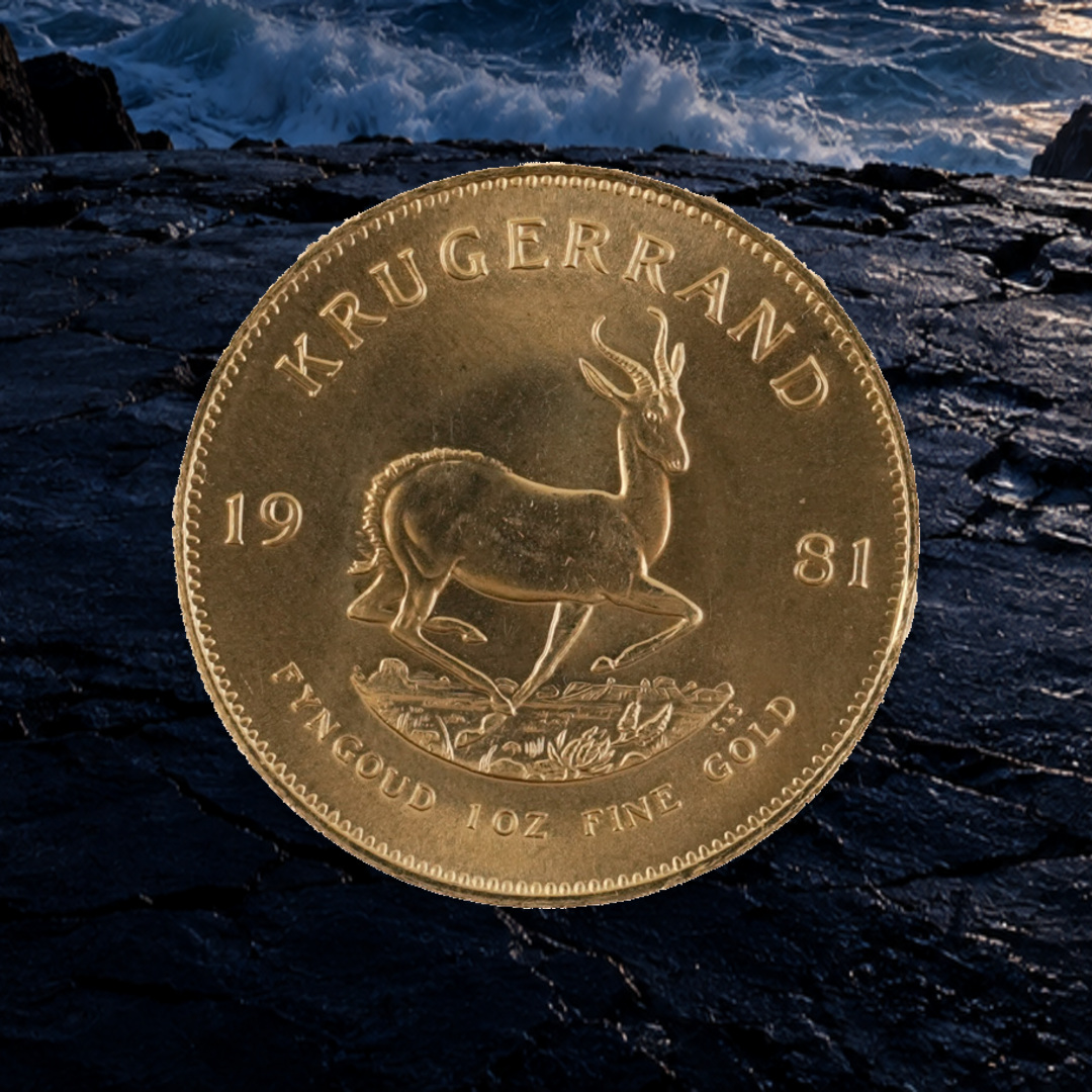 1981 1oz GOLD KRUGERRAND + 10 SILVER INSTANT WINS
