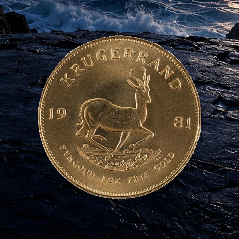 1981 1oz GOLD KRUGERRAND + 10 SILVER INSTANT WINS