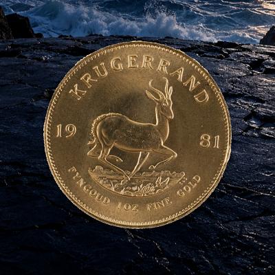 1981 1oz GOLD KRUGERRAND + 10 SILVER INSTANT WINS