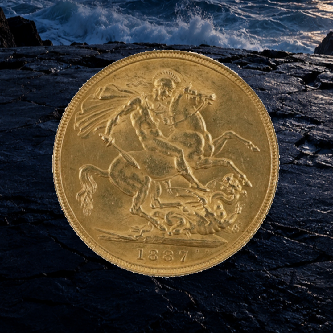 1887 FULL GOLD SOVEREIGN + 10 SILVER INSTANT WINS