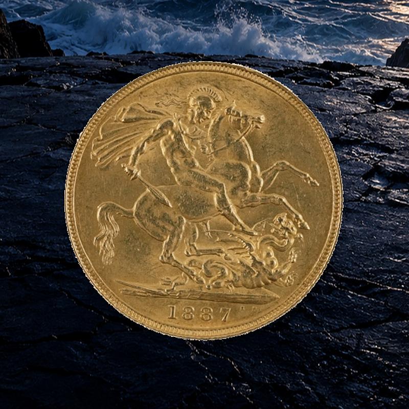 1887 FULL GOLD SOVEREIGN + 10 SILVER INSTANT WINS