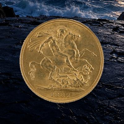 1887 FULL GOLD SOVEREIGN + 10 SILVER INSTANT WINS