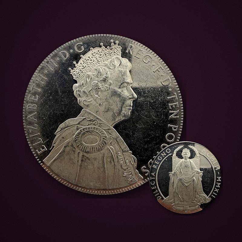 5oz Fine Silver Queen Elizabeth II Diamond Jubilee Coin