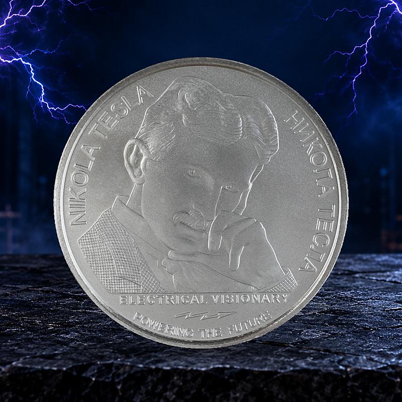 2024 Nikola Tesla 1oz Fine Silver Coin or £60 Cash!