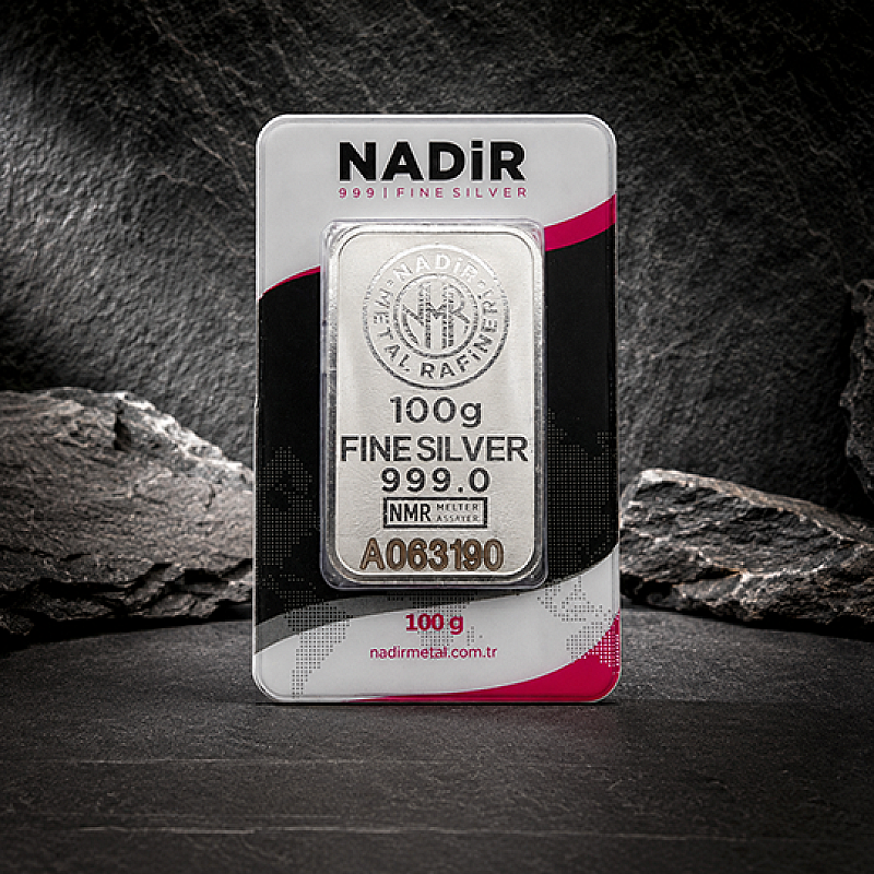 100G NADIR 999.9 FINE SILVER BAR