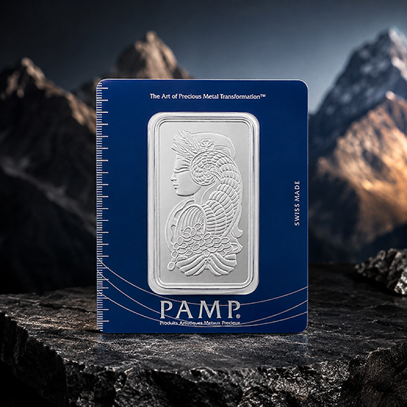 PAMP SUISSE 100G FINE SILVER BAR