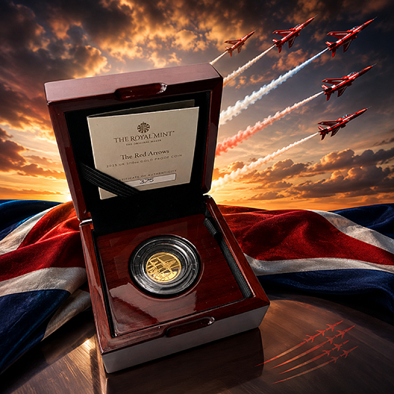2023 RED ARROWS 1/10oz GOLD PROOF COIN