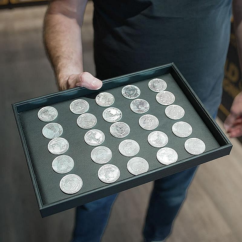 25 × 1oz FINE SILVER BRITANNIAS + 10 INSTANT WIN SILVER COINS
